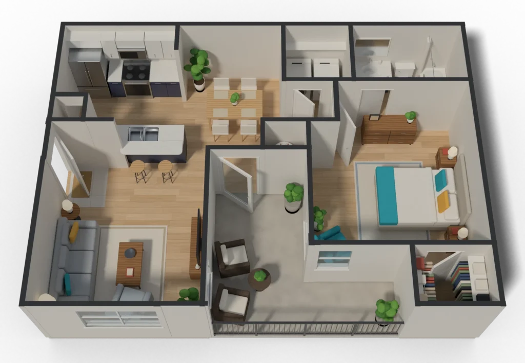 The Cape floor plan drawing