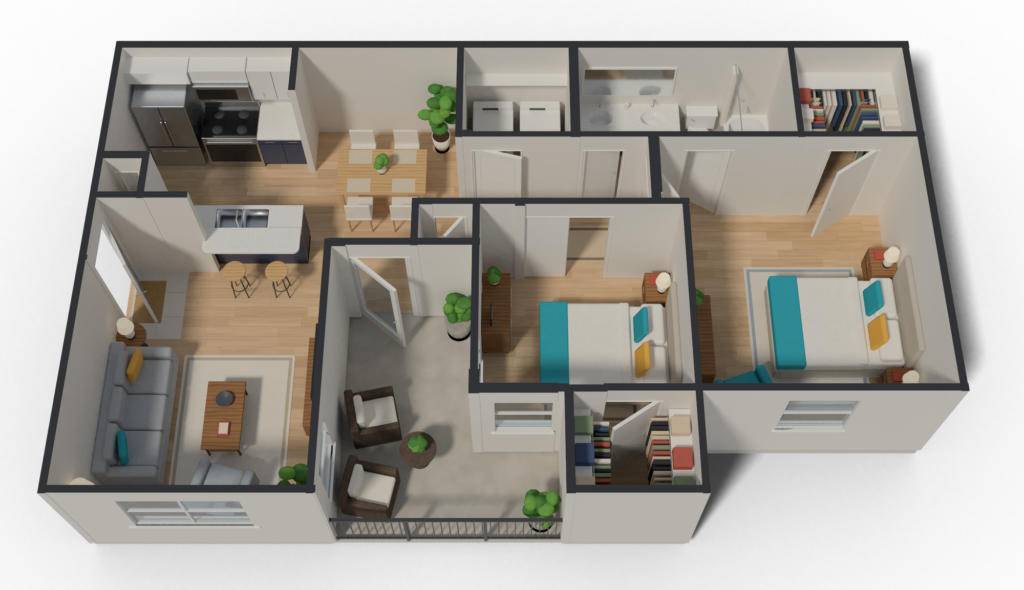 The Corsac floor plan drawing