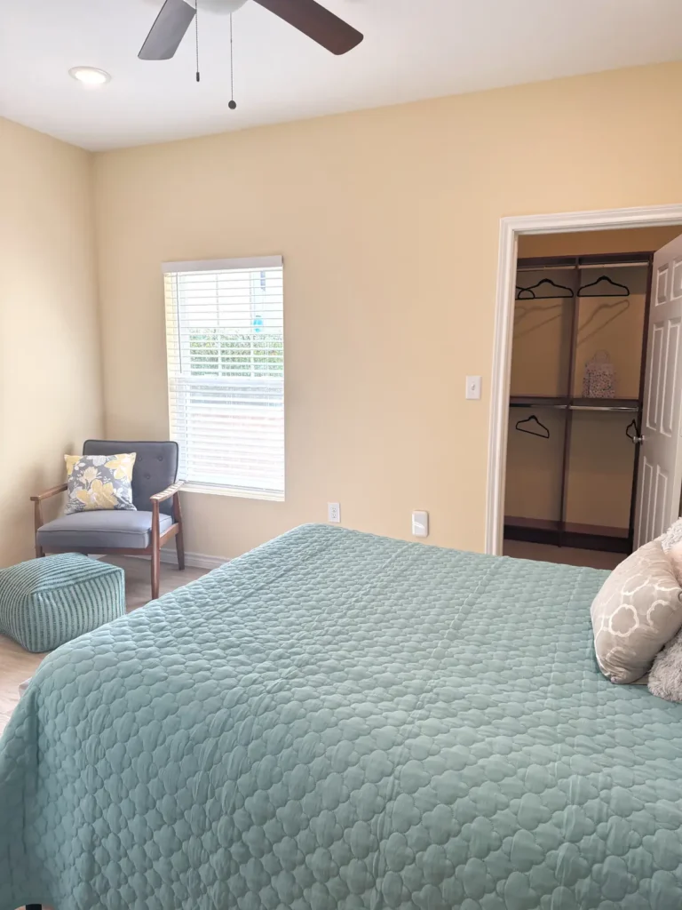 Luxury bedroom and closet